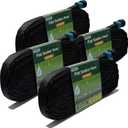 Secbulk 2025 Flat Soaker Hose 200 ft for Garden, 200' (50ft x 4) Linkable Drip Hose Diy Garden Irrigation System Saving 80% Water, Dual-layer Leak-free Design Water Hose with Holes