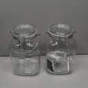 1 Gallon Super Wide Mouth Glass Jars with Airtight Lids,2 Pack Gallon Mason Jars Glass Storage Container for Canning,Pickling,Fermenting