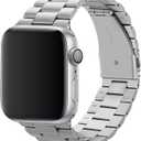 Tasikar Band Compatible with Apple Watch Band 42mm (Series 10/11) 41mm 40mm 38mm Premium Stainless Steel Metal Replacement Strap Compatible with iWatch SE Series 11 10 9 8 7 6 5 4 3 2 1, Silver
