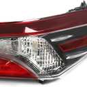 Outer Tail Light Passenger Side Compatible with 2021 2022 Camry LE SE Right Halogen Rear Brake Lamp Taillight 8155006A20 TO2805159 (Right)