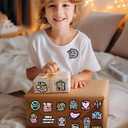 50 Pcs Jesus Christian Bible Stickers for Kids, Neon Christ Faith Vinyl Waterproof Water Bottle Laptop Decals, Teens Adults Religious Christianity Christmas Easter Thanksgiving (Bible-pvc-163kshr)