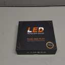 QIPEIZSP Fit For GMC SIERRA 1500 2014-2015 Light Bulbs, 9012 High Low Beam + H16 Fog Light Bulb, 4-Pack