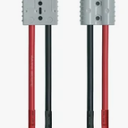 2 Pcs Battery Quick Connector, Anderson Connector 50A Kit, Plug 8 Guage 1.64ft Cables, 50A Battery Quick Connector, Anderson Connectors for Battery Cars, Sightseeing Cars, Tractors, Motors