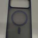 TORRAS Stronger Magnetic & Shockproof for iPhone 17 Pro Max Case, Fit for MagSafe, Military Grade Drop Protection, Camera Control, DIY Button, Slim for iPhone 17 Pro Max Case Translucent Deep Blue