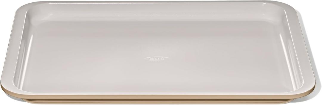 OXO Good Grips Non-Stick Pro Ceramic Coated Metal Bakeware Half Sheet Pan  Biscuit