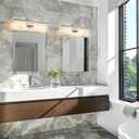 KAISITE Modern Vanity Light Brushed Nickel Bathroom Light Fixture Over Mirror 24 inch Vanity Lighting Fixture Dimmable 5CCT LED Bar Vanity Light for Bathroom Restroom