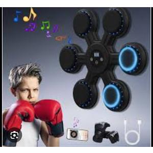 COMAYJOHN 2025 Music Boxing Machine for Kids,Smart Bluetooth Wall Mounted Punching Machine,with Gloves Workout Machine