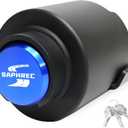 Upgraded Trailer Lock, Fits 2-5/16 Inch Coupler Heavy Duty Anti-Theft Trailer Hitch Lock, Accessories for RV/Boat/Trailer (Blue)