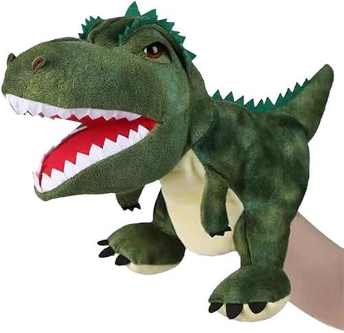 Dinosaur Hand Puppets for Kids, Hand Puppet Dinosaur Toys Puppets Dinosaur Plush Puppet Stuffed Puppet Story Toys Finger Puppets Dinosaur Toys for Kids 3 5 7 8 12, Dark Green