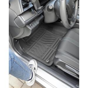 Car Floor Mats for Honda Civic: 2016 2017 2018 2019 2020 2021 All Weather Rubber Floor Liner Custom Accessory Front Rear Carpet Fit for 10th Gen 4 Door Sedan Hatchback Type R Insight | 2 Door Coupe
