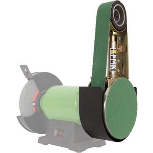 2x 36" Belt Sander Attachment for Bench Grinder, 2x36-inch Belt and 7-inch Disc, 5/8-inch Arbor for 8" inch bench grinder, BD3627B Updated Model