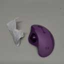 seenda Wireless Trackball Mouse, Bluetooth Rollerball Thumb Control Mice Ergonomic, Rechargeable, 3 Device Connection (Bluetooth/USB) Compatible for Mac/Android/Windows Computers - Purple