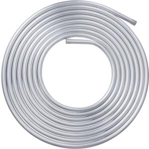 Vigorous 3/4" OD Aluminum Coiled Tubing, Seamless Round Pipe 1060, 0.05" Wall Thickness, Refrigeration Tubing, Fuel Line, Automotive Oil Pipe, Compressor Tube, 10FT