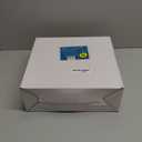 WDF 60PCS Heavyweight White with Gold Rim Wedding Party Plastic Plates,Dinnerware Sets.30-10.25inch Dinner Plates and 30-7.5inch Salad Plates (White/Gold Forest)