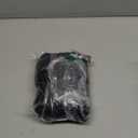 LILLUSORY Women's Summer Casual Flutter Sleeve Square Neck Smocked Midi Dress (Black, Small)