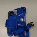 PoyPet Reflective Soft Breathable Mesh Dog Harness Choke-Free Double Padded Vest with Adjustable Neck and Chest(Royal Blue,S)