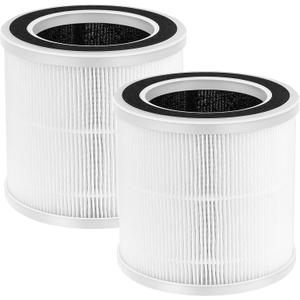 2 Pack HEPA Replacement Filters ONLY Compatible with Proton Pure Air Purifier, 3-Step Filtration System, Efficient Air Filter, NOT for Any Other Models