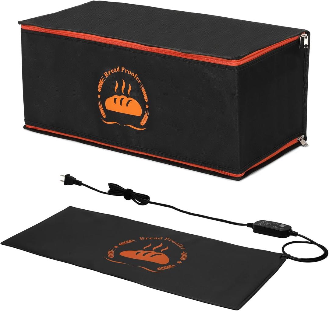 Sourdough Bread Proofing Mat with Thermal Insulation Box, Bread Proofing Box Used to Provide Sufficient Temperature for Bread Proofing, Sourdough Warming, Sourdough Heating, Dough Riser, Bread Rising