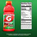 Gatorade Lower Sugar Sports Drink, Fruit Punch, 20 fl oz Bottles, (6 Pack) (EXP 11/03/26)