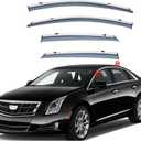 Window Visors Rain Guards for Cadillac XTS MK1 2013-2020,Side Window Wind Deflectors for Cadillac XTS MK1 2013 2014 2015 2016 2017 2018 2019 2020, 4 PCS