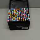 Alcohol Markers, 120 Colors Dual Tip Permanent Art Markers for Drawing,for Adult Coloring, Alcohol, Based Ink Ideal for Book Painting and Card Making