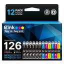 E-Z Ink (Remanufactured Ink Cartridge Replacement for Epson 126 T126 to use with Workforce 435 520 545 635 645 WF-3520 WF-3530 WF-3540 WF-7010 WF-7510 (5 Black,2 Cyan,2 Magenta,2 Yellow) 11 Pack