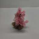 Mini Pink Xmas Tree, Lovely PVC Cute Xmas Tree for Desktop, Bookshelf, Bedside, with High Toughness Material, Great for Home, Office, Coffee Shop, Ideal for Desks, Tabletops
