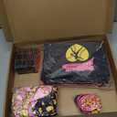 Paterr 60 Pcs Softball Party Favors Team Gifts 12 Drawstring Bag 12 Makeup Bags 12 Lipstick Holder 12 Hair Scrunchies 12 Bracelet for Softball Party(Cute Style)