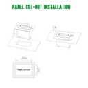 Yooreal 36V Battery Indicator Meter Battery Monitor for Lead Acid Battery Powered Club Car Travel Trailer Forklift Scrubber Machine Electric Motorcycle