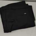 Plaid&Plain Men's Stretch Dress Pants Slim Fit Skinny Suit Pants (36W x 30L, Black)