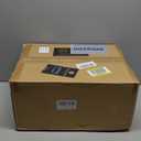 BESTVIP 700PCS Clear Gold Disposable Dinnerware Set for 100 Guests, Plastic Plates for Party, Wedding, Christmas, Halloween, Include: 200 Plastic Plates, 100 Gold Silverware, 100 Cups, 100 Napkins