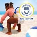 Pampers Swim Diapers - Splashers - Size 5+, 17 Count, Gap-Free Disposable Baby Swimming Pants