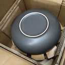 Stoneware Pasta Bowls, 34 oz Large Salad Bowl Set of 4, Ceramic Serving Bowls for Ramen, Pasta, Fruit, Cereal, Dinner, Wide and Shallow Bowls, Microwave & Dishwasher Safe, Matte Black