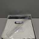 2 Pack File Storage Organizer, Portable File Box with Lid, Fit for Letter/Legal File Folder Storage, White (Leather) - Box only