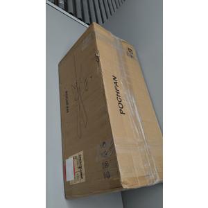 52 Inch Black Ceiling Fans with Lights and Remote, LED Low Profile Flush Mount Ceiling Fan for Bedroom, Living Room, with Quiet DC Motor, Dimmable 6 Speeds