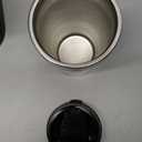 Elite Gourmet EHC113 Personal SingleServe Compact Coffee Maker Brewer Includes 14Oz. Stainless Steel Interior Thermal Travel Mug, Compatible with Coffee Grounds, Reusable Filter, Black