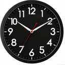 AKCISOT Wall ClockModern Black Silent Non Ticking Wall Clocks Battery Operated 10 Inch,Small Analog Classic Clock Decorative for Bedroom, Kitchen, Home Office, Bathroom, School, Living Room