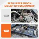 Rear Upper Shock Mount Crossmember with Bracket Fit for 2007-2014 Chevy Silverado 1500 & GMC Sierra 1500
