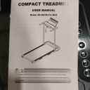 UREVO Strol 2E Smart 2-in-1 Folding Treadmill, Compact Walking Pad with Safety Handle, Plug and Play, Standing Desk Treadmill with Dual LED Display, Smart APP, Walking or Running for Home Office (Yellow)