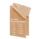 KINLINK 24x48 3mm 1/8" Clear Cast Acrylic Sheets Plastic Board 2 Pack