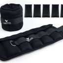 Adjustable Ankle Weights for Women Men Kids, Wrist Weight Set 1-5/11 lbs(1 Pair) with Removable Weight for Jogging, Walking, Gymnastic, Workout