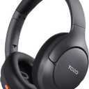 TOZO HT3 Hybrid Noise Cancelling Headphones, 90H Battery Life Wireless Over Ear Bluetooth 6.0 Foldable Headset, AI Voice Assistant with 5 Mics, Connect 2 Devices and Hi-Res Sound, 32 EQ Audio Presets