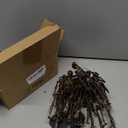 Hiboom Halloween Skeleton Skull Lighted Holiday Displays, 20 LEDs 8 Modes Waterproof Battery Operated Lighted Holiday Displays Spooky Decorations for Indoor Outdoor (Warm White)