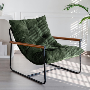 MAXYOYO Modern Accent Chair, Comfy Living Room Chair with Metal Frame