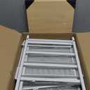 HapiRm Makeup Organizer Storage Cart - Floor Skincare Make Up Storage with 4 Drawers, Rolling Makeup Cart Vanity Organizer Cosmetics Display Cases Holder for Skin Care Perfume Nail Polish (Natural)