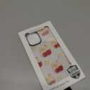 for iPhone 14 Plus Case, Cute Cherry & Floral Pattern with Vintage Bows, Military-Grade Drop Protection, Cute Soft Slim TPU Protective Cover with Camera Protection for Women & Girls