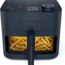 Chefman Crispinator Air Fryer 6-in-1 with 8 Qt capacity, 450F Max Temp with TurboFry Pro Technology for Fast and Even Results, Viewing Window, Nonstick Ceramic Basket, 8 Quart