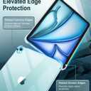 MoKo Clear for iPad Air 11 (M4 2026/M3 2025/M2 2024) iPad Air 4 & 5 10.9 Inch (2020/2022) Case, Case with Four Soft TPU Reinforced Corner,Soft TPU Bumper Transparent Back Cover, Anti-Scratch, Clear