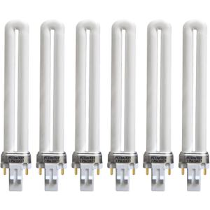 13 Watt Single Tube 2 Pin GX23 Base,PL-13W GX23 2700K,800 Lumens,82 CRI,T4 Shape, Replaces Philips PLS13W27,TCP 32013,Sylvania CF13DS/827/ECO-6 Pack (2700K Warm White)