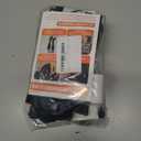 Kids Heated Socks - Boys and Girls Electric Heating Wool Knee High Skiing Socks, 5000mAh Battery Pack (Small-Medium, Black)